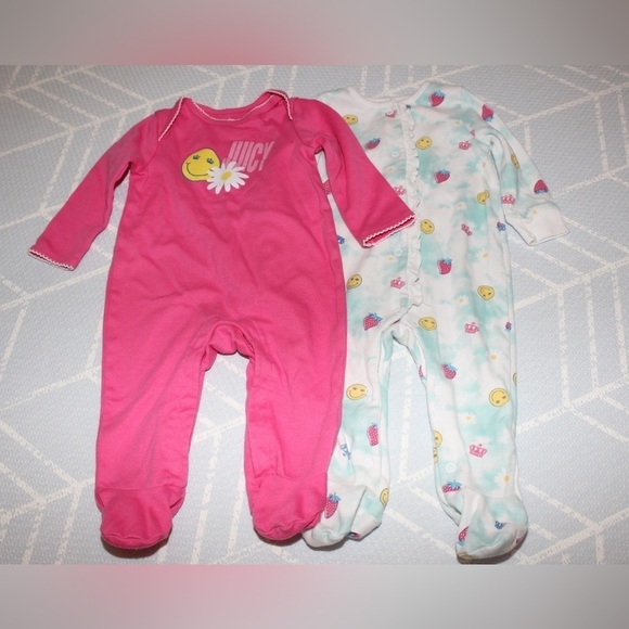 Juicy Couture Baby Onesies 6-9 months Set of 2 - Picture 1 of 4